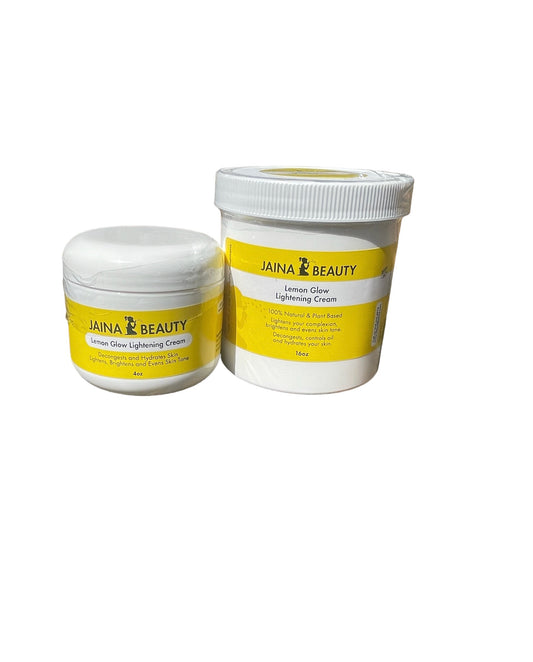 16oz lemon lightening cream and face cream